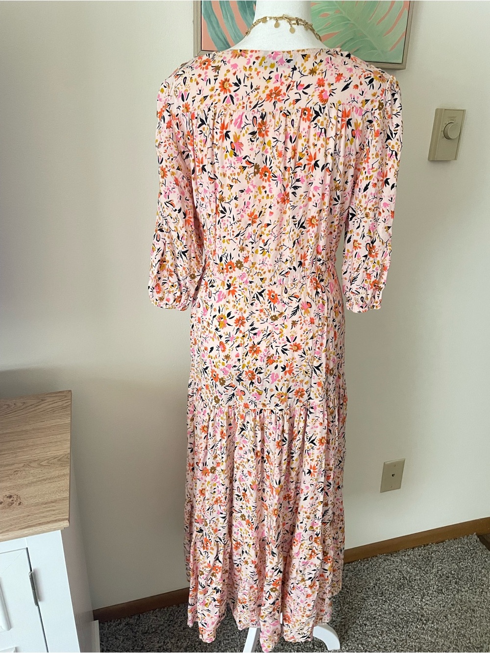 Petal + Pup Kelda Midi Maxi Floral Dress in Size Large - Picture 6 of 6